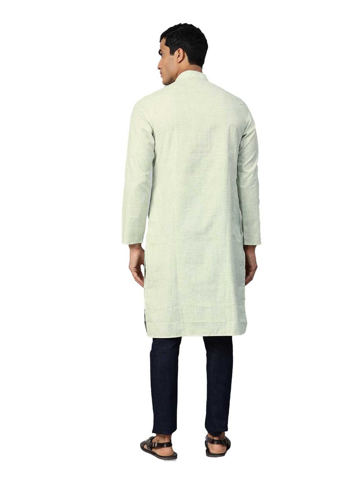 Manthan Orange Ful Sleeves Kurta