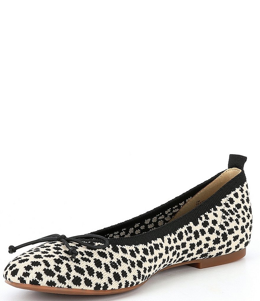 GB Bigg-Starr-A Cheetah Print Washable Flyknit Ballet Flats