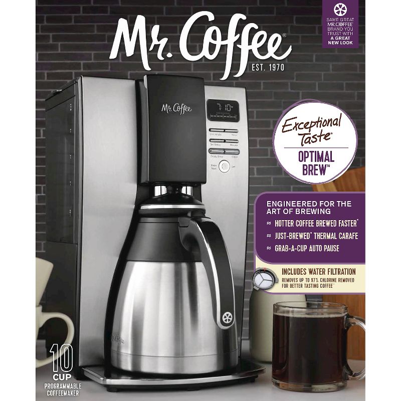 Mr. Coffee 10 Cup Programmable Thermal Coffee Maker - BVMC-PSTX91