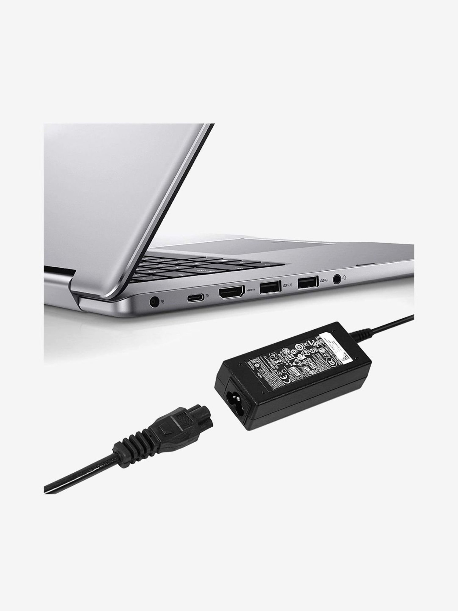 Ebsb 3 Pin Laptop Power Cable Cord For Charger Adapter 1M (Black)