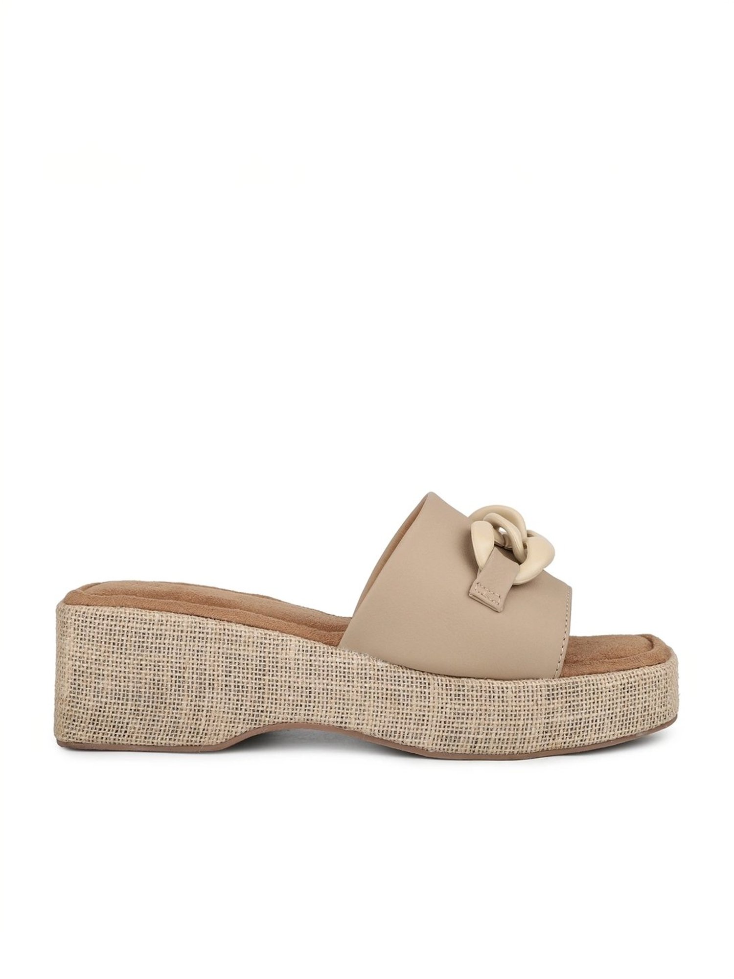 Inc.5 Women's Beige Casual Wedges