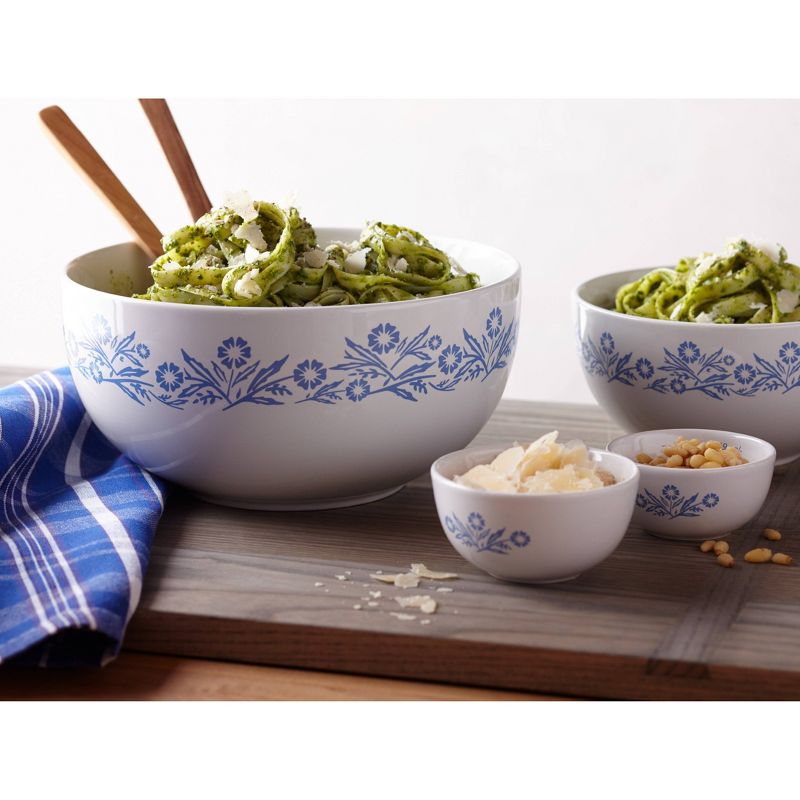 CorningWare Cornflower 3pc Ceramic Mixing Bowls