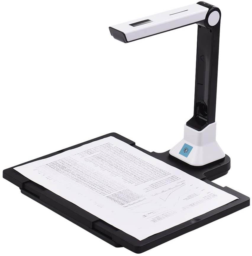 BK50 (hard Mat) 10 Mega-Pixel High Definition Scanner Document Camera Portable Scanner A4 Scanners for File Recognition, Online Classes and Office Card Passport Recognition Document Camera