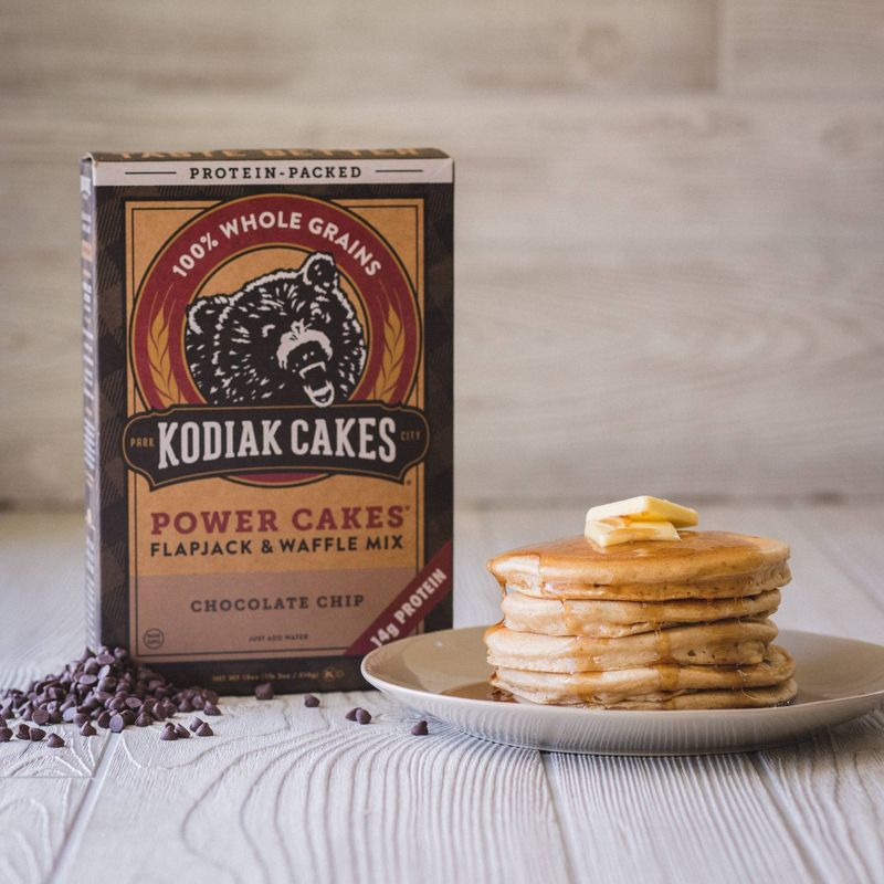 Kodiak Cakes Power Cakes Chocolate Chip Flapjack & Waffle Mix- 18oz