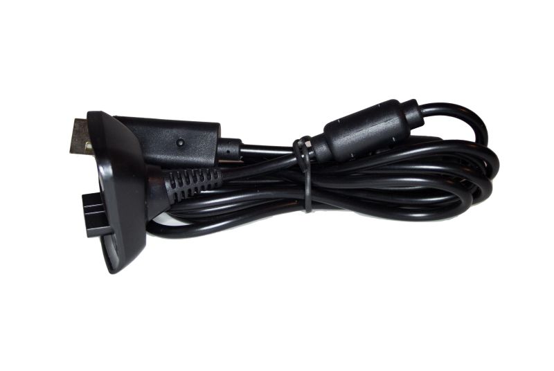 XBox 360 Controller Play and Charge Cable Replacement - Black - by Mars Devices