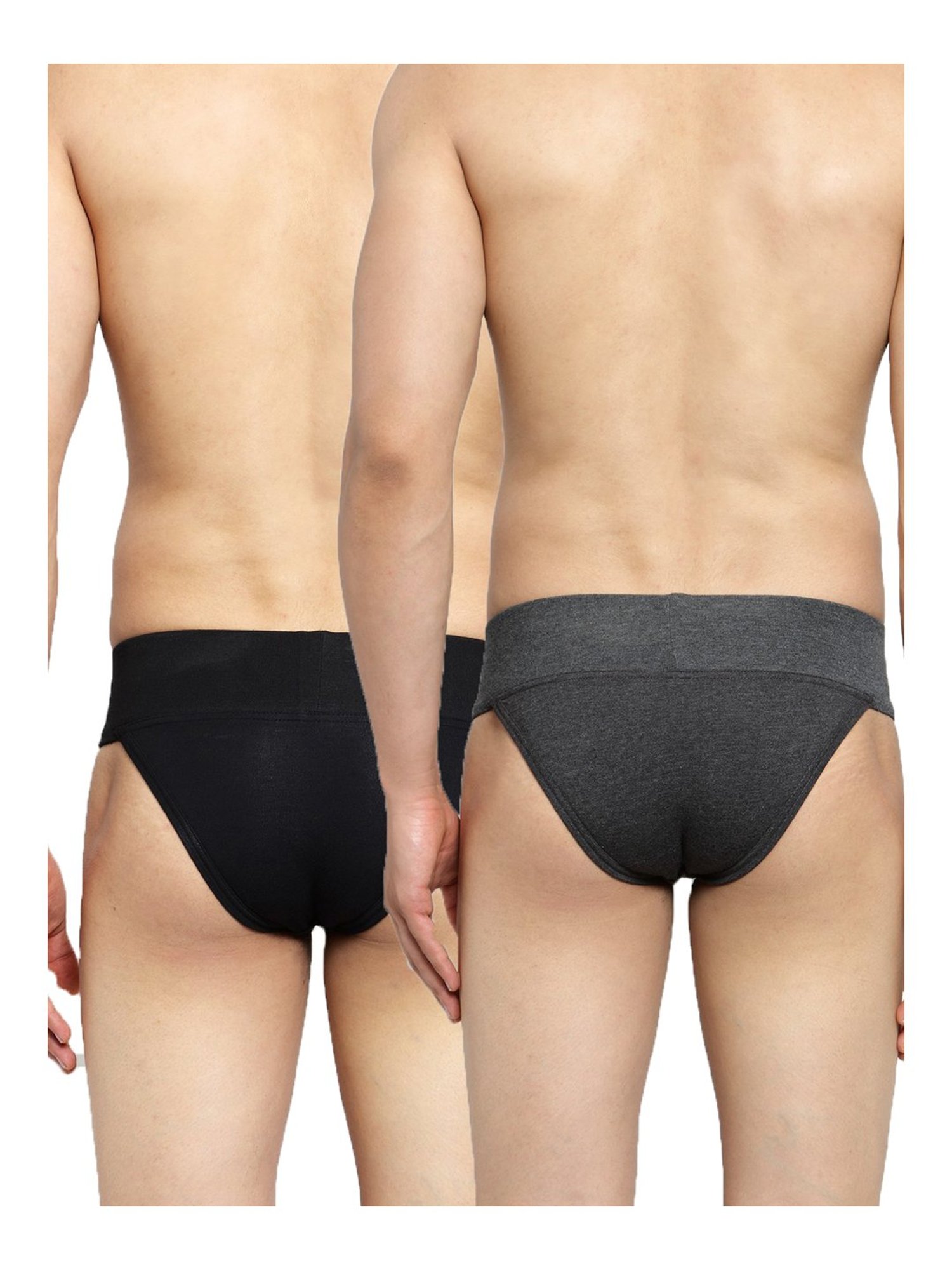IC4 Black & Olive Briefs - Pack of 2