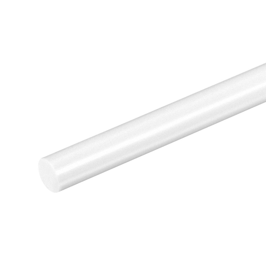 5/16&times;20 inch ABS Plastic Round Bar Rod for Architectural Model Making DIY White
