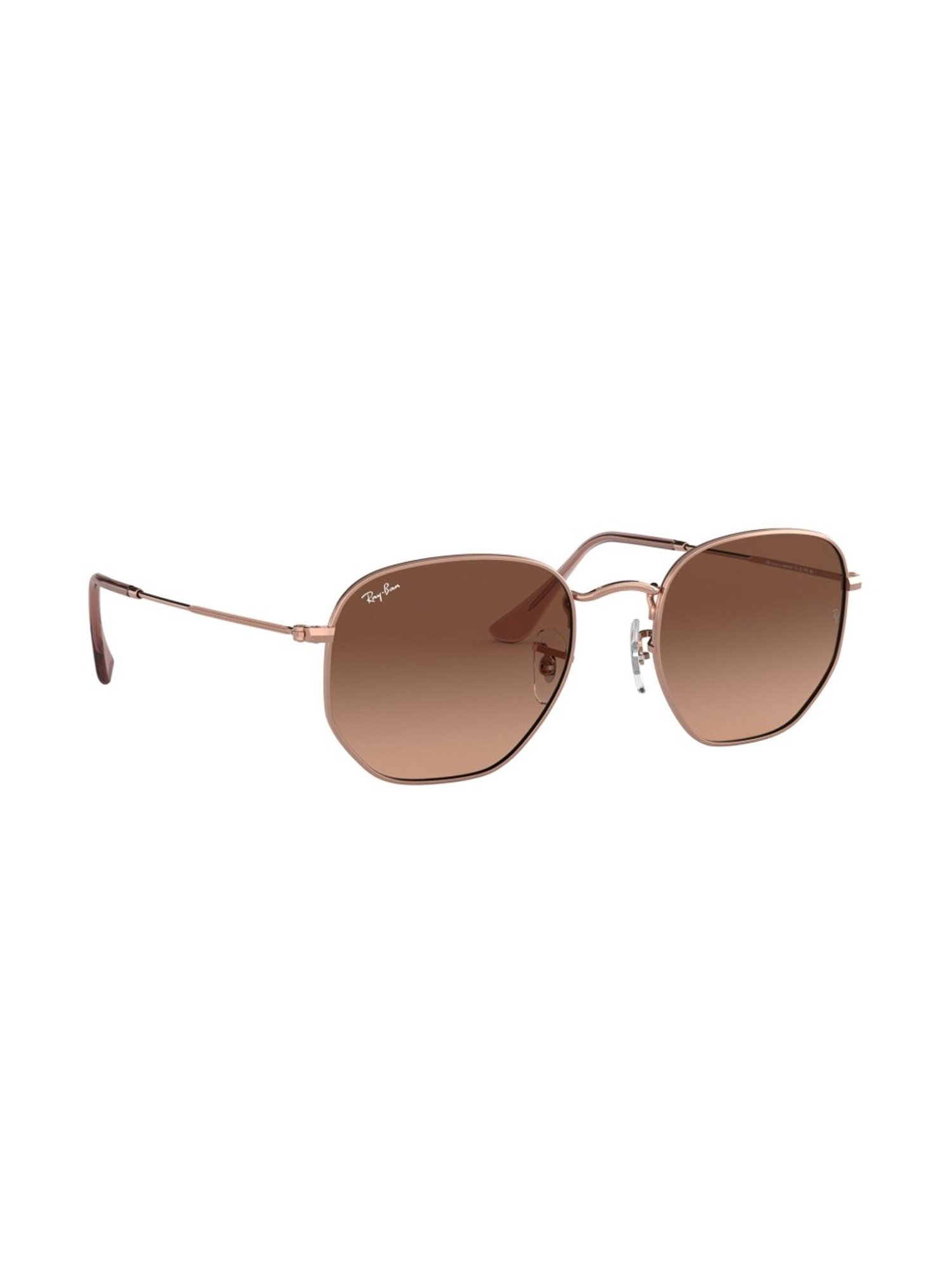 RAY-BAN Unisex Gradient Brown Lens Irregular Sunglasses - 0RB3548N9069A551