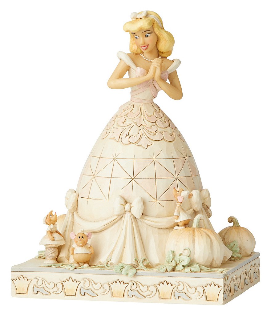 Disney Traditions by Jim Shore Cinderella and Mice White Woodland #double;Darling Dreamer#double; Figurine