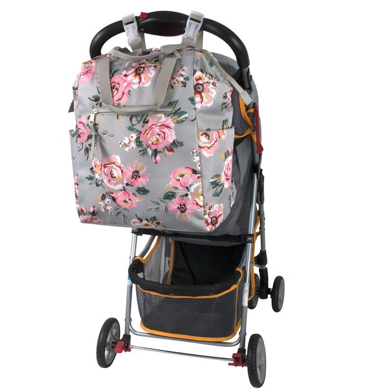 Baby Essentials Floral Wide Frame Diaper Bag Backpack