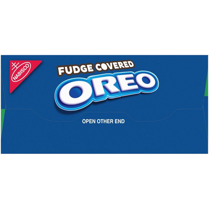 Oreo Fudge Covered Mint Creme  Chocolate Sandwich Cookies - 9.9oz