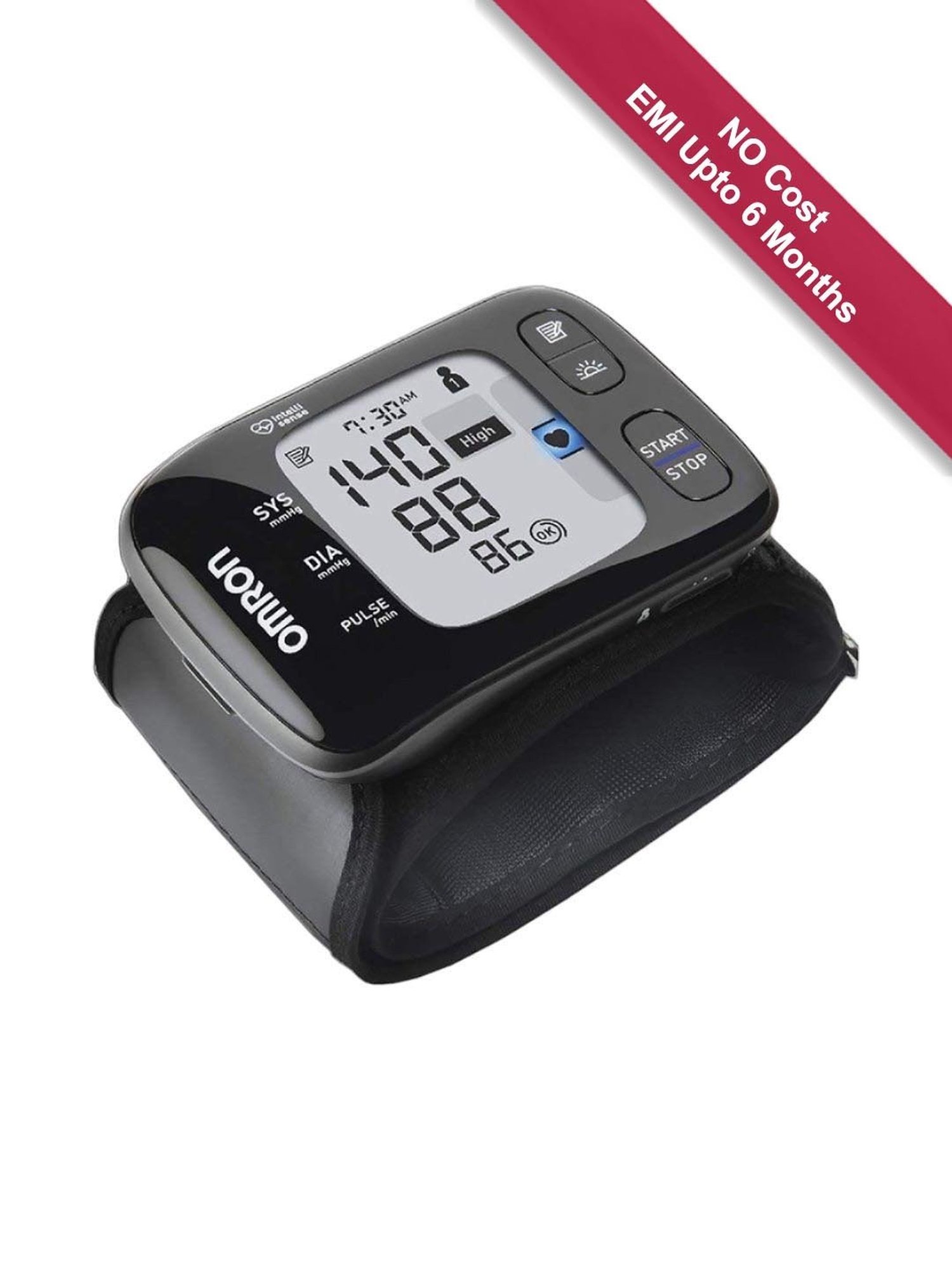 Omron HEM-6232T Wrist Blood Pressure Monitor (Black)