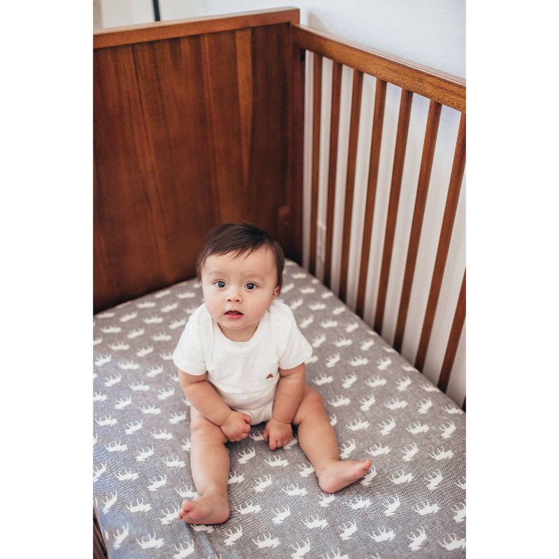 Copper Pearl Premium Crib Sheet - Scout