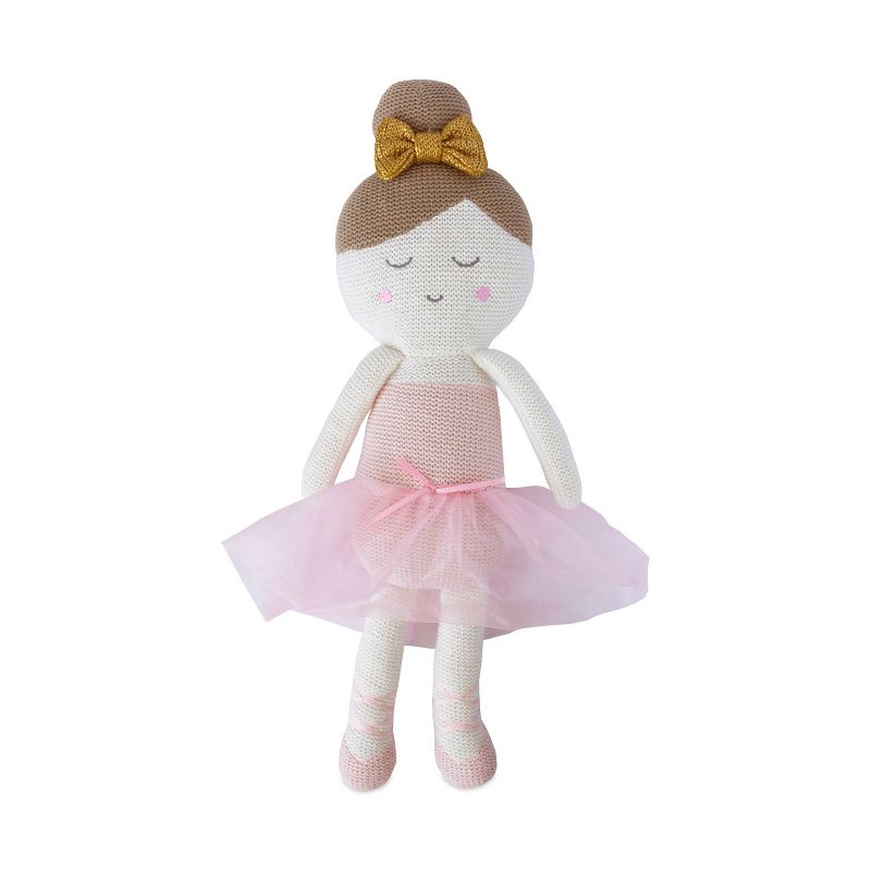 Living Textiles Baby Knit Plush Toy - Emma Ballerina
