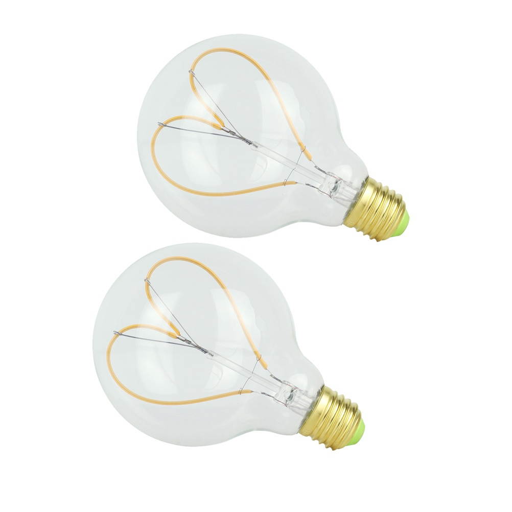 LED Dimmable Vintage Godlen Glass Cover Bulbs 220-240V 4W LED Light Bulbs Warm Incandescent Equivalent E27 LED Filament Light Bulbs for Home Hotel Store Light Fixtures (Warm White)