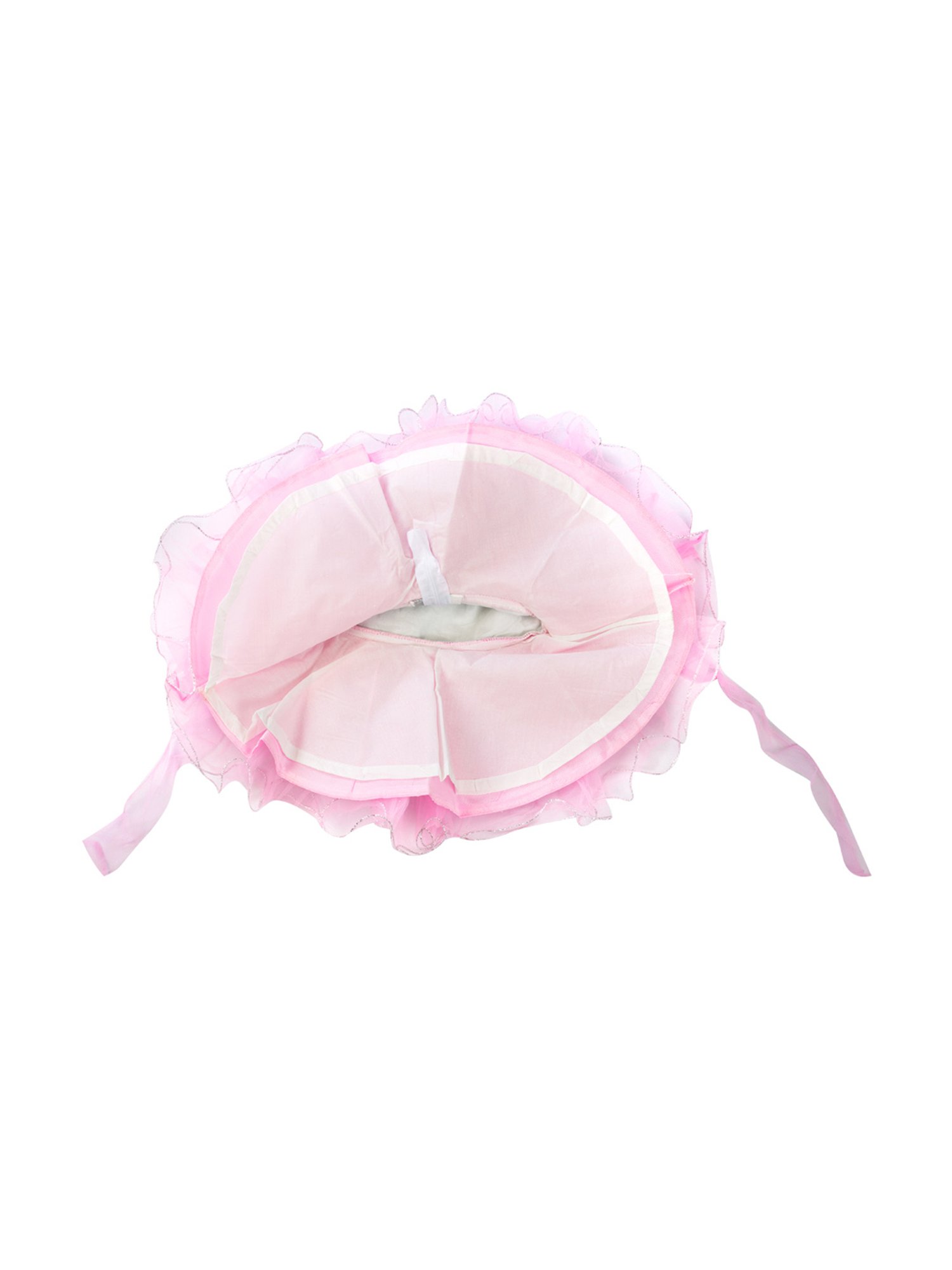 Mee Mee Kids Sliver & Pink Applique Dress