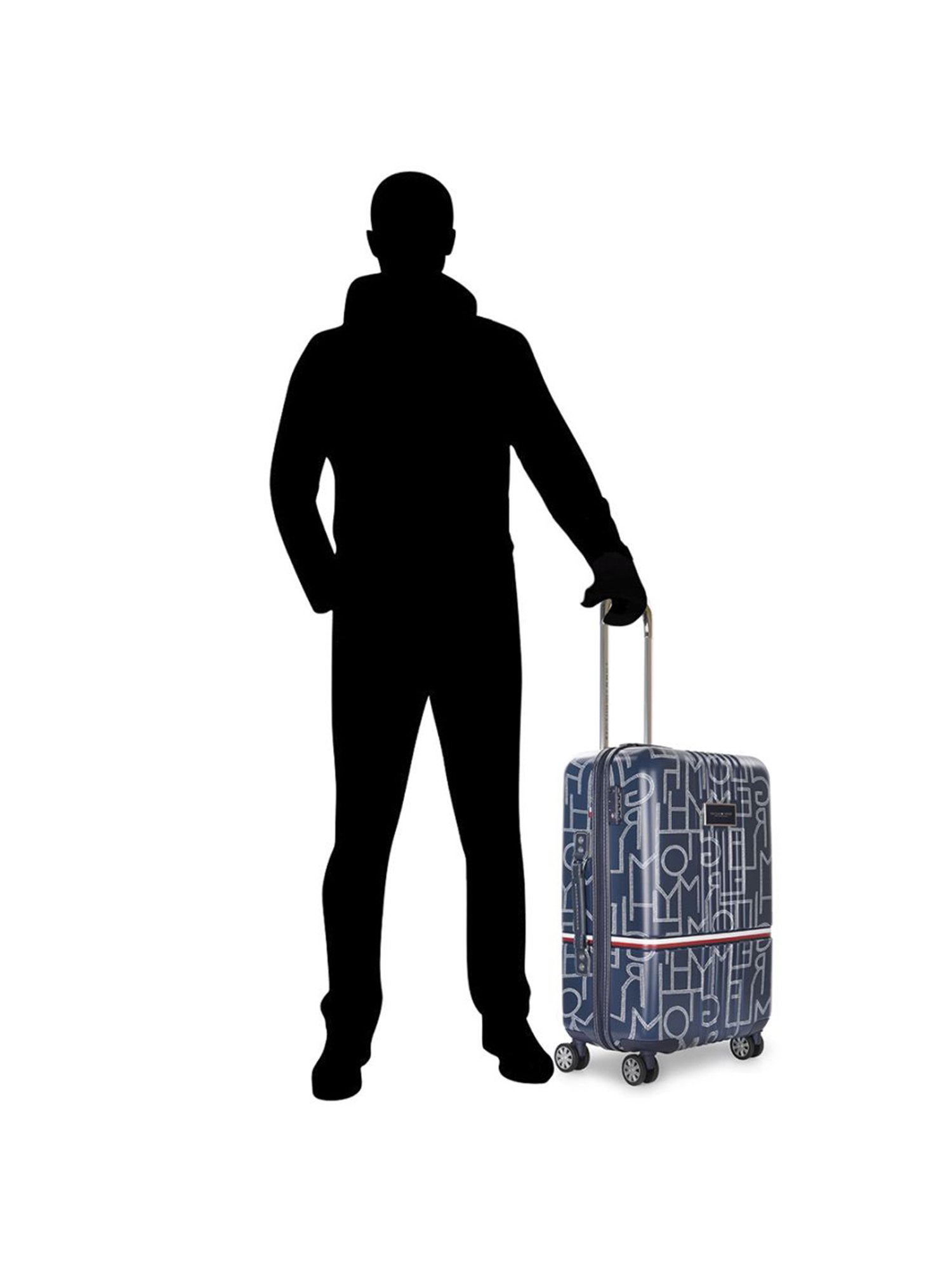 Tommy Hilfiger Navy Small Hard Cabin Trolley - 25 cm