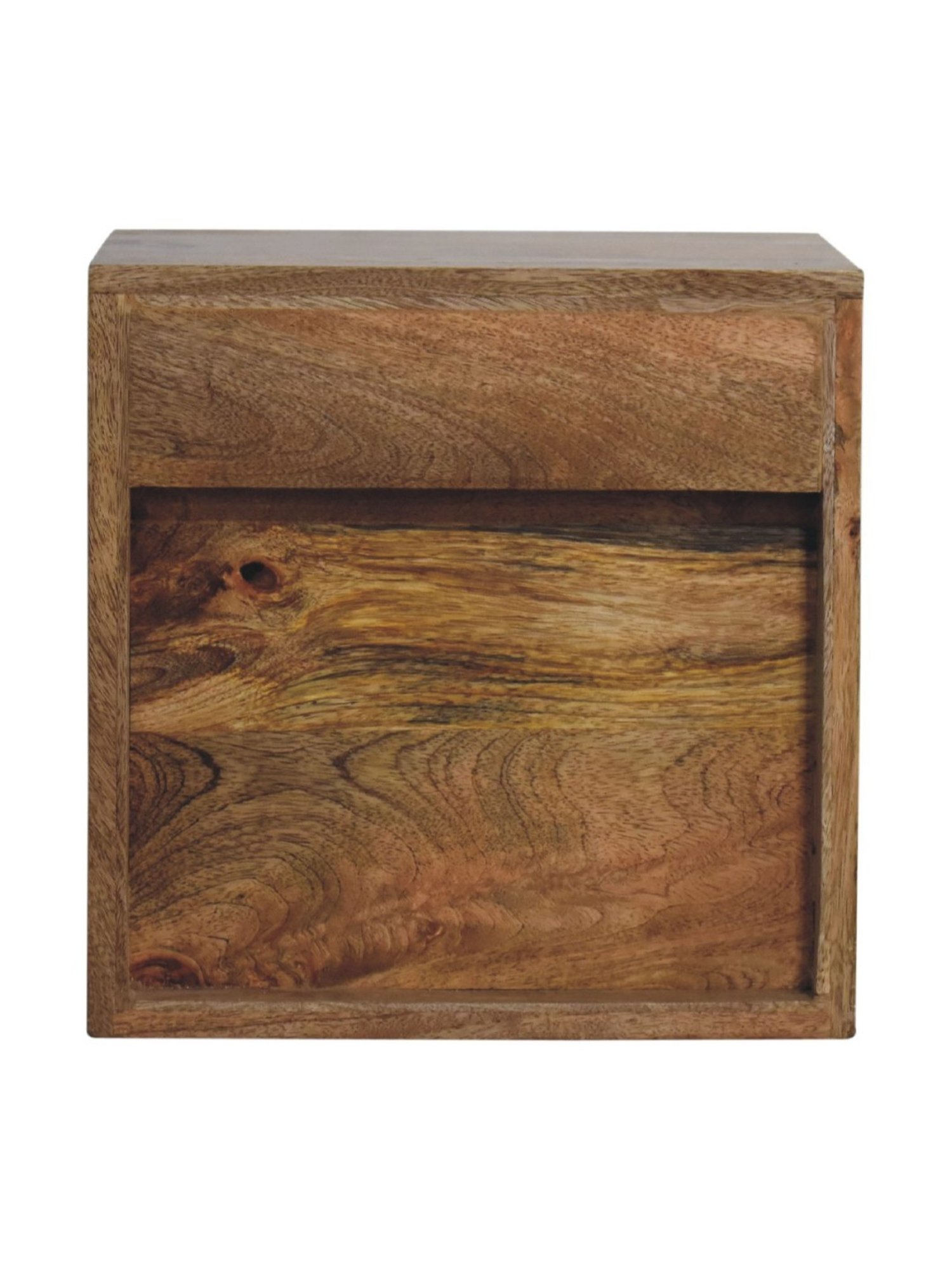 Sleepyhead Ally Teak Brown Sheesham Wood Bedside Table