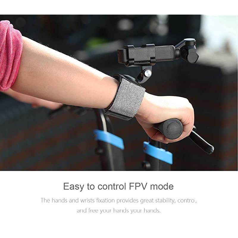 Genuine Wireless Module Expansion Controller Wheel Camera Hand Wrist Strap Phone Smartphone Adapter Compatible with DJI OSMO Pocket Accessories ( Action Camera Hand and Wrist Strap)