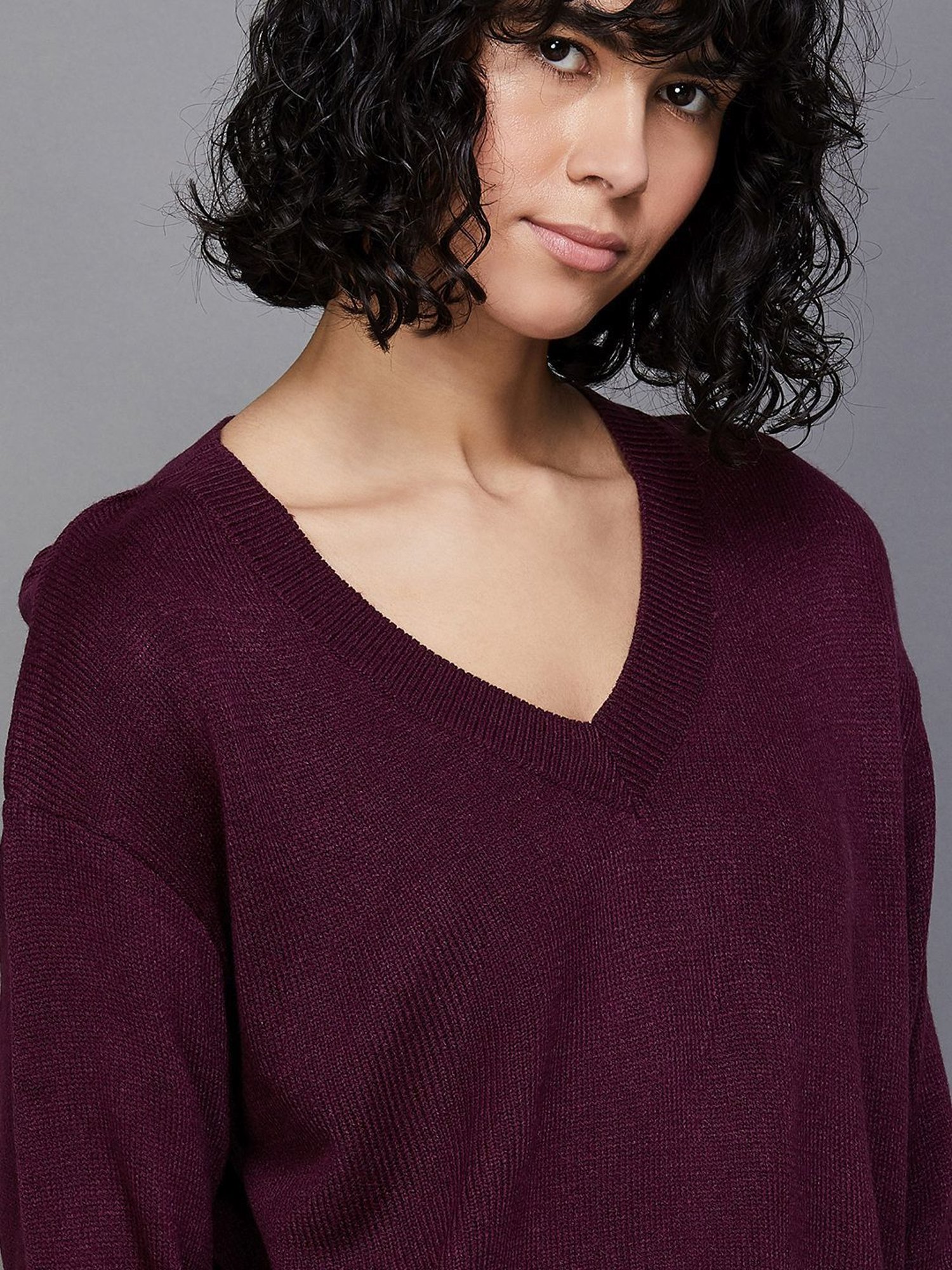 Ginger by Lifestyle Purple Reguler Fit Pullover