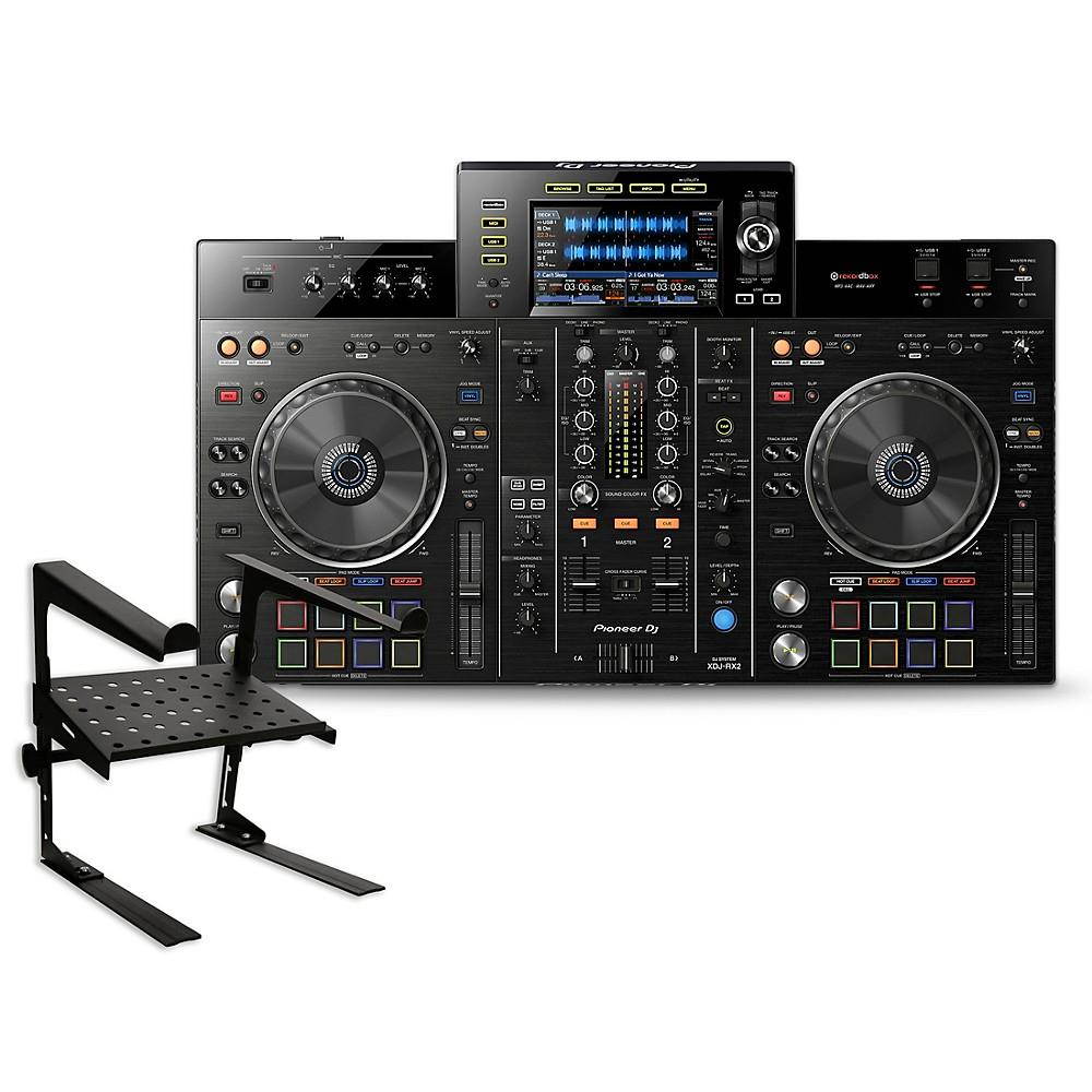Pioneer DJ XDJ-RX2 DJ Controller with Laptop Stand