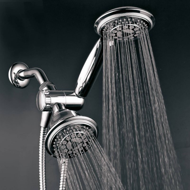 Aqua Dance 3 Way Combo Showerhead Chrome - HoteSpa