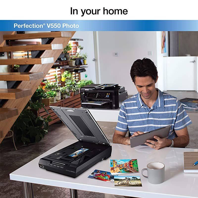 Perfection V550 Color Photo, Image, Film, Negative & Document Scanner with 6400 DPI Optical Resolution