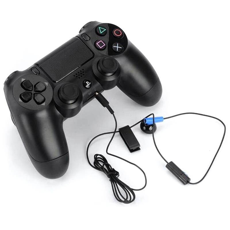 Gamepad Headset With Microphone Earpiece For PS4 Controller Earphones Earbuds