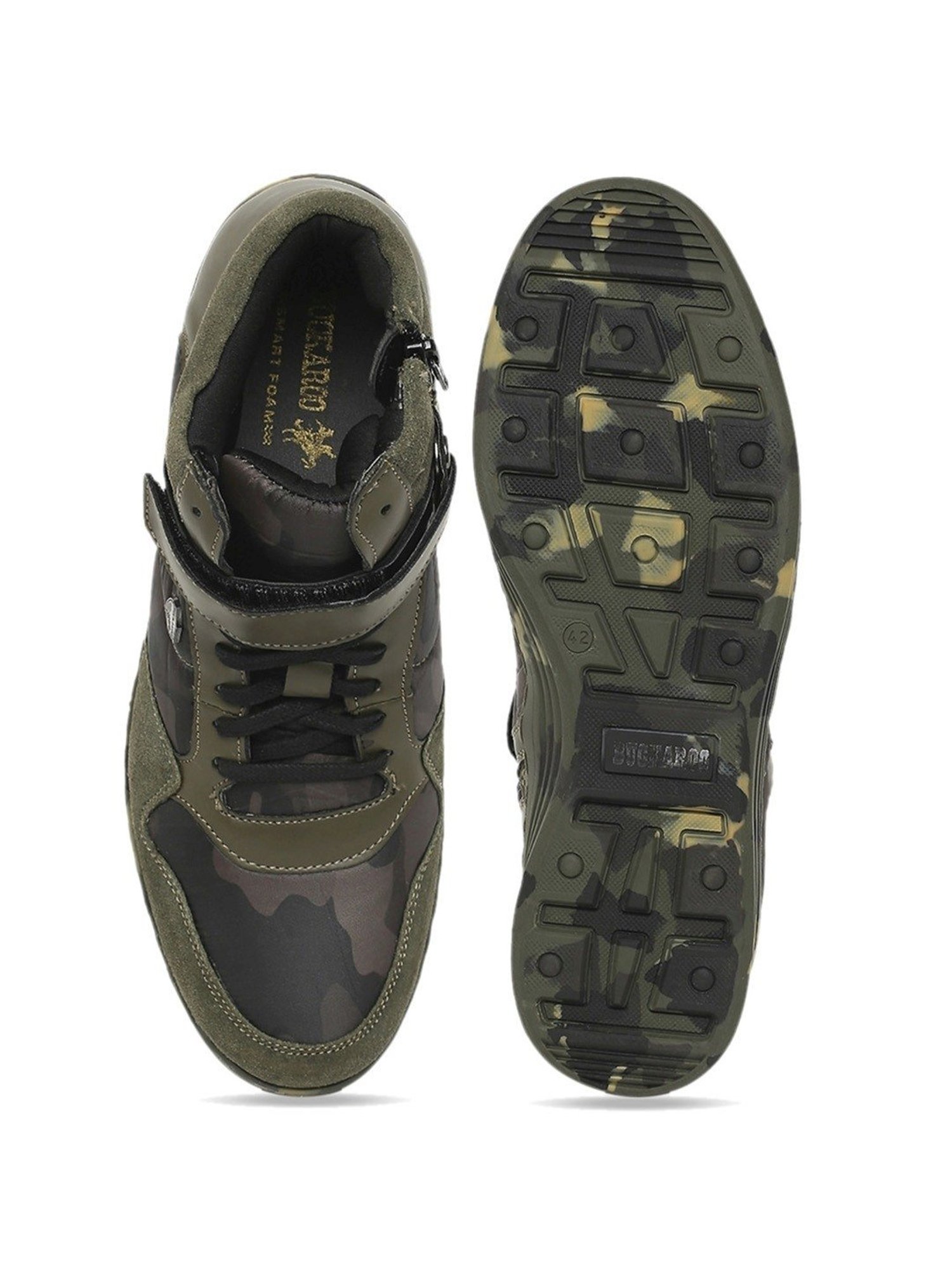 Buckaroo Men's VERONA Olive Derby Boots