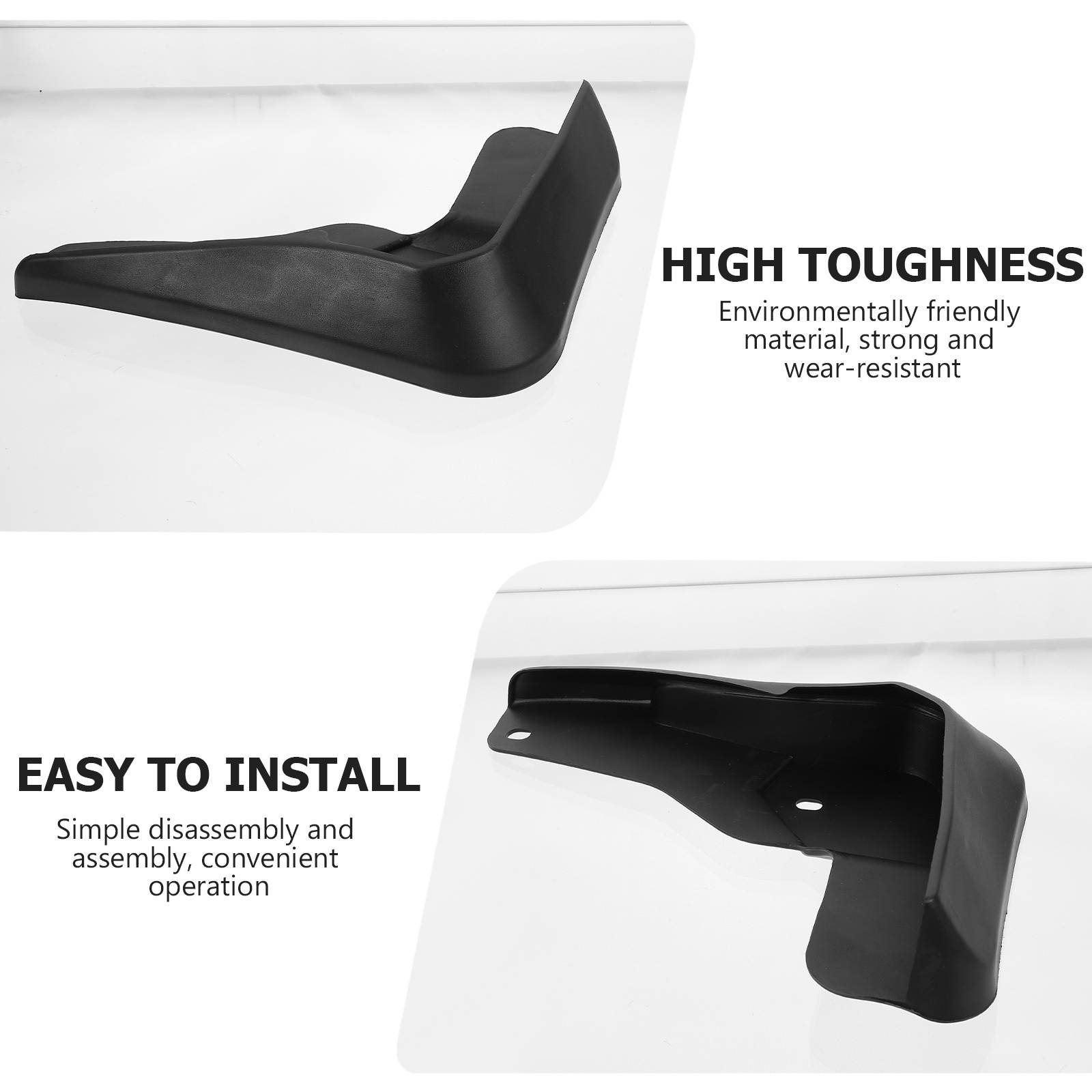 4pcs Car Mudguards Fine Durable Good Useful Car Mudguards Rear Tire Mudguards Car Mud Flap