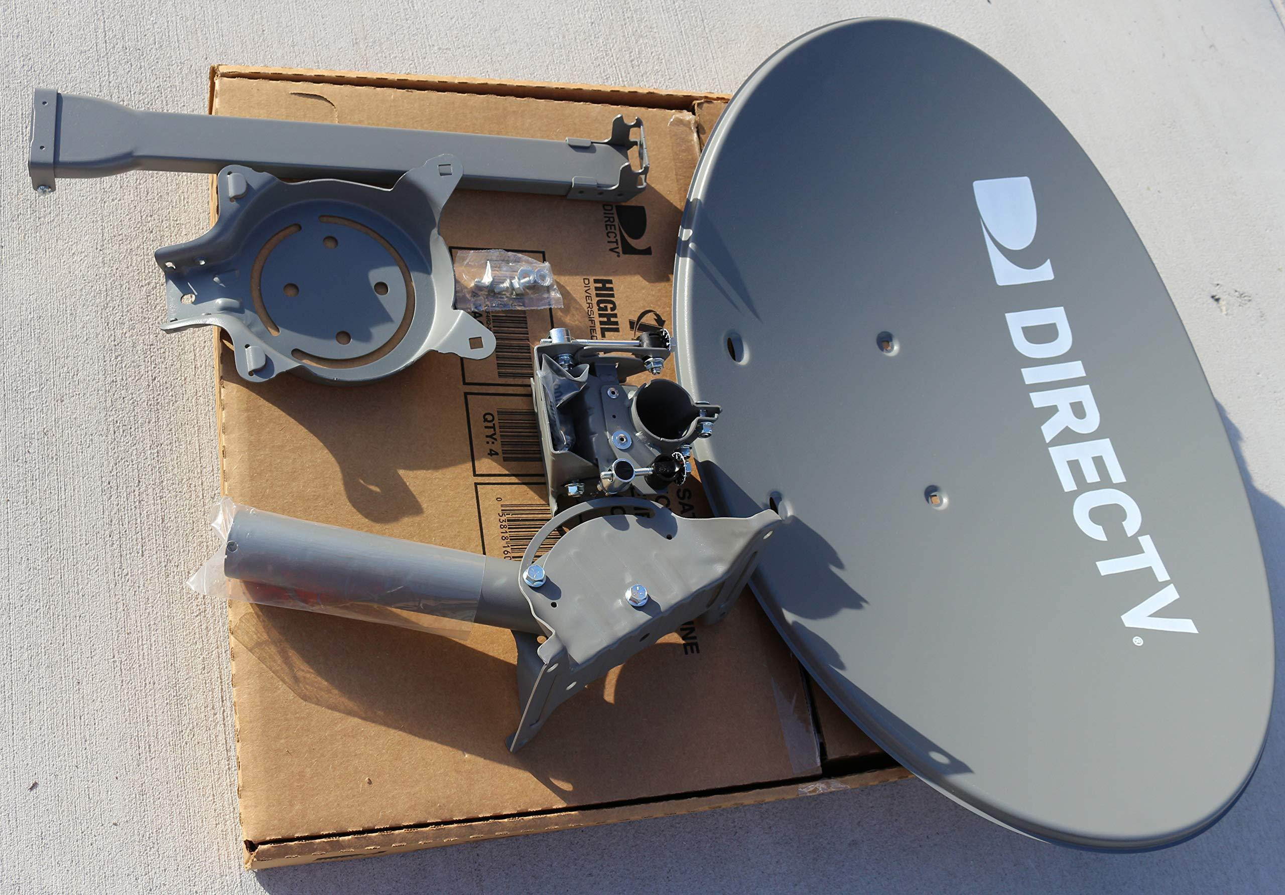 DIRECTV AU9-SL3-SWM Three LNB Ka/Ku Slim Line Dish Antenna SL-3 LNB Combo