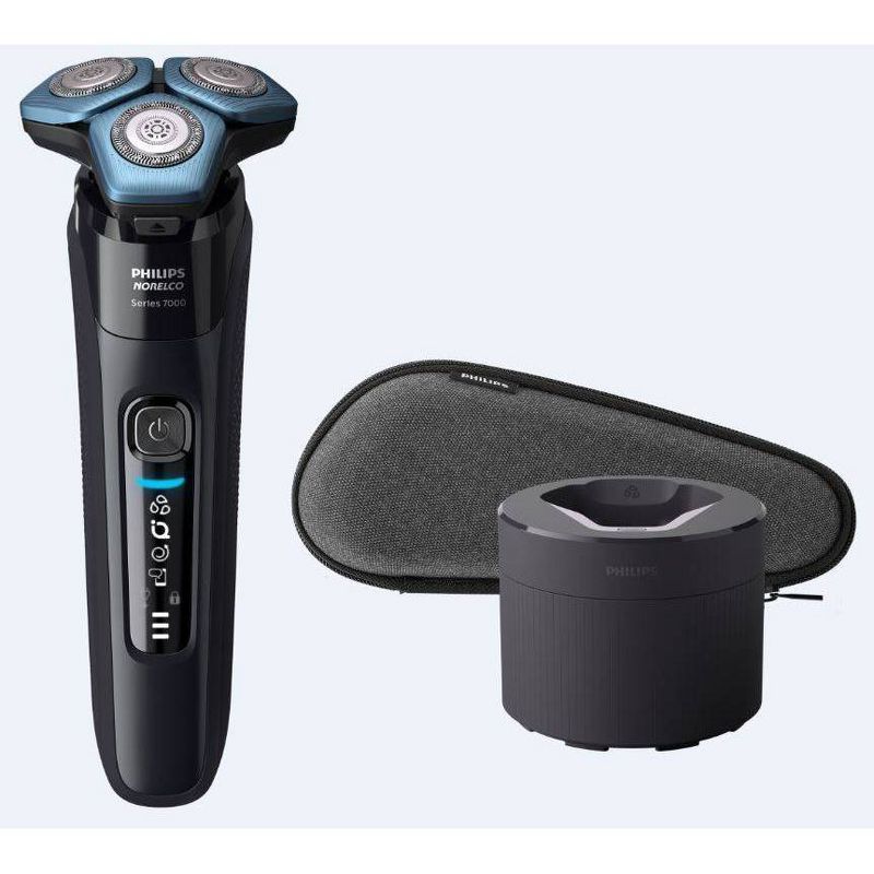 Philips Norelco Series 7500 Wet & Dry Men's Rechargeable Electric Shaver with Smartclean - S7783/84