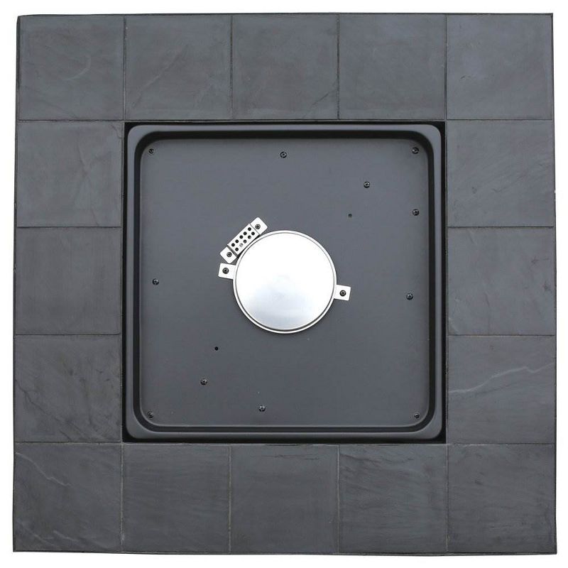 Endless Summer Liquid Propane Outdoor Patio Fire Table with Fire Glass, Black