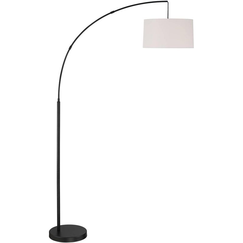 360 Lighting Cora Black Arc Floor Lamp
