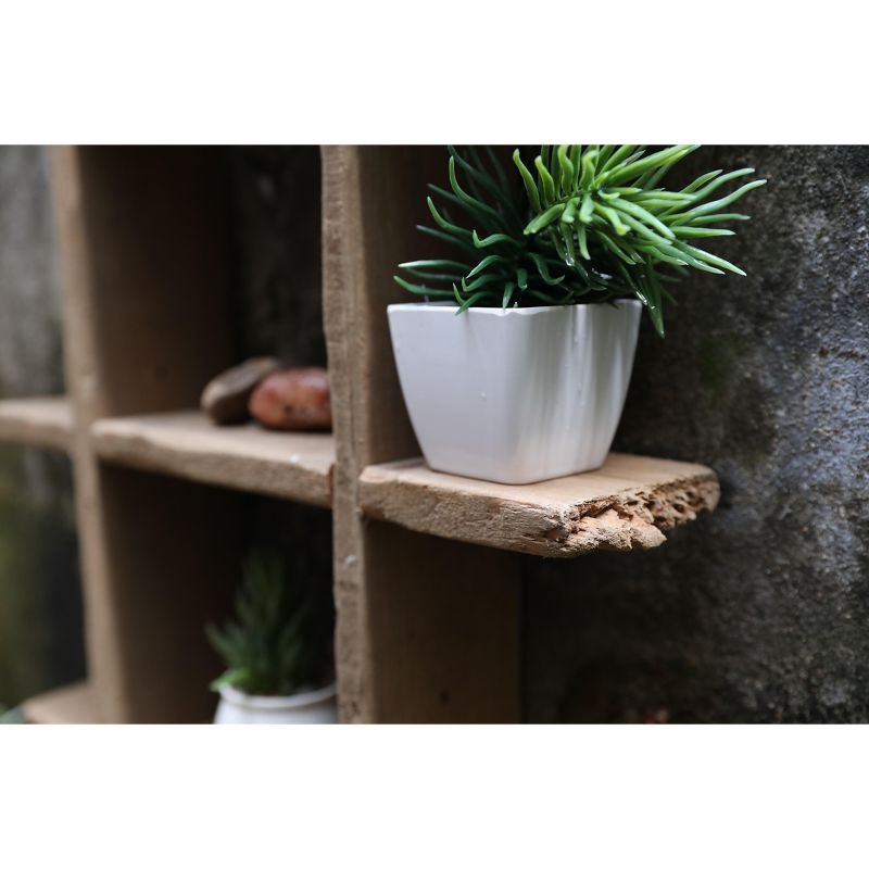 Vintiquewise Rustic Wooden Floating Shelf