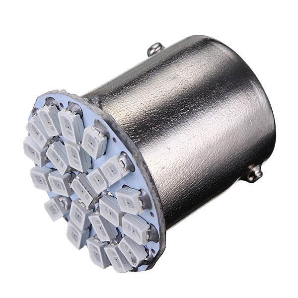 10 Pcs Yellow P21W 1156 22-SMD LED Car Tail Turn Signal Lamp Bulb