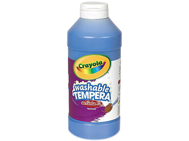 Artista Ii Washable Tempera Paint, Blue, 16 Oz
