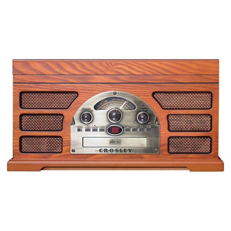 Crosley Rochester 5 in 1 Entertainment Center - Paprika (CR66D-PA)