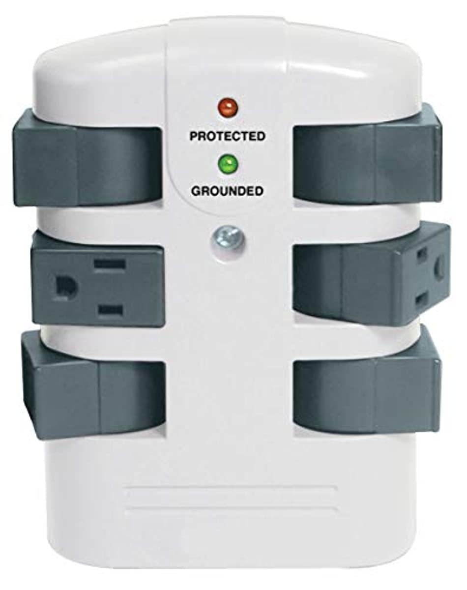 Prime Wire & Cable PB503105 6-Outlet 2160J Swivel Surge Tap, White