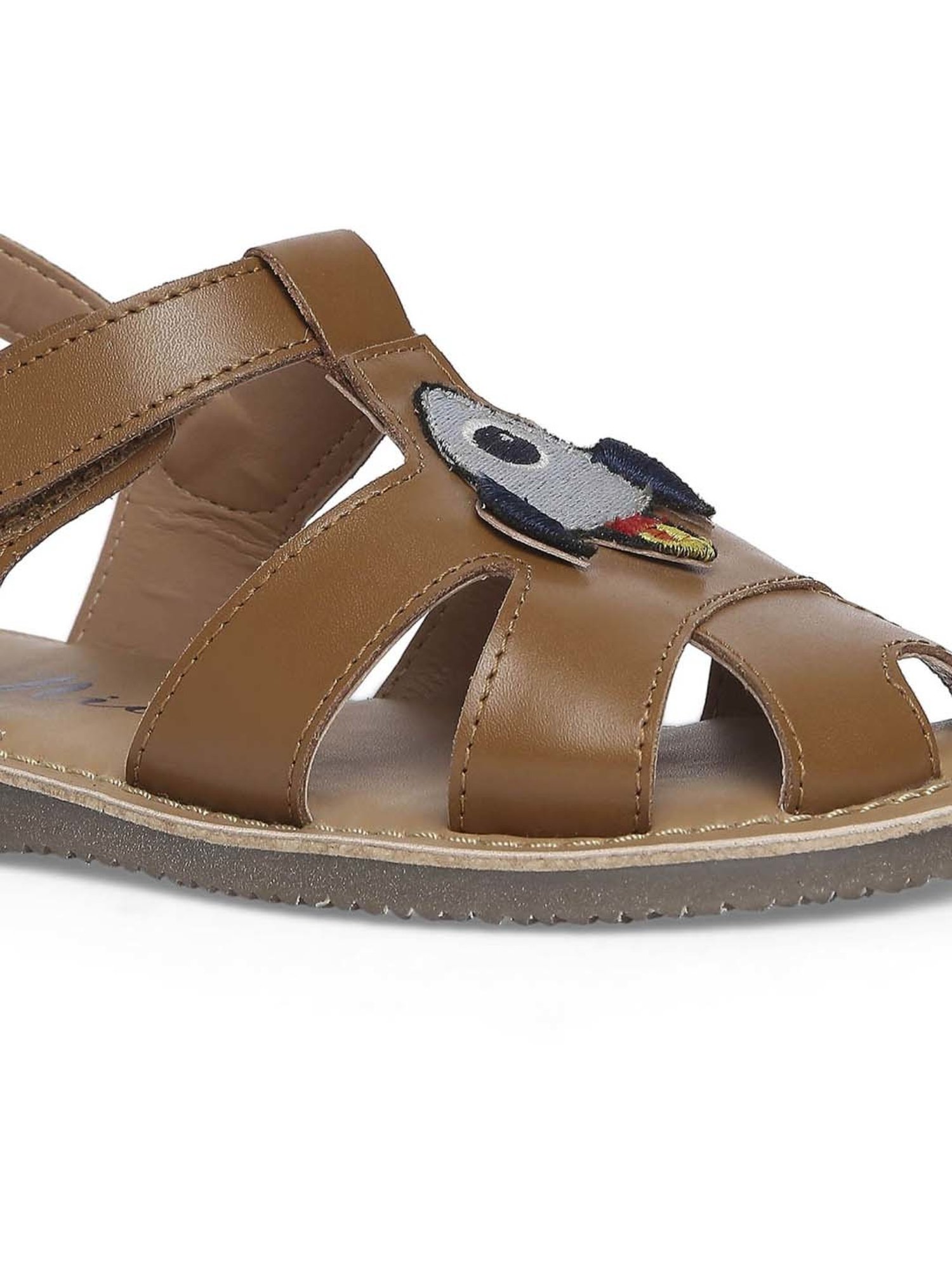 Aria Nica Kids Rocket Brown Casual Sandals
