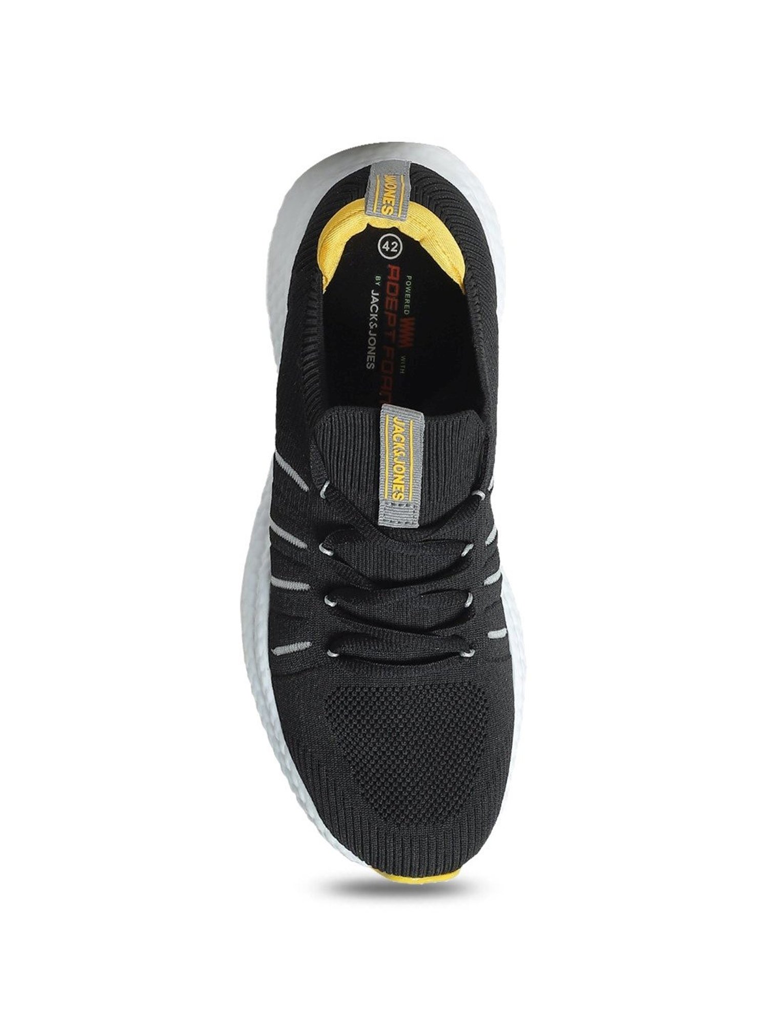 Jack & Jones Men's JFW222 RHODES Black Casual Sneakers