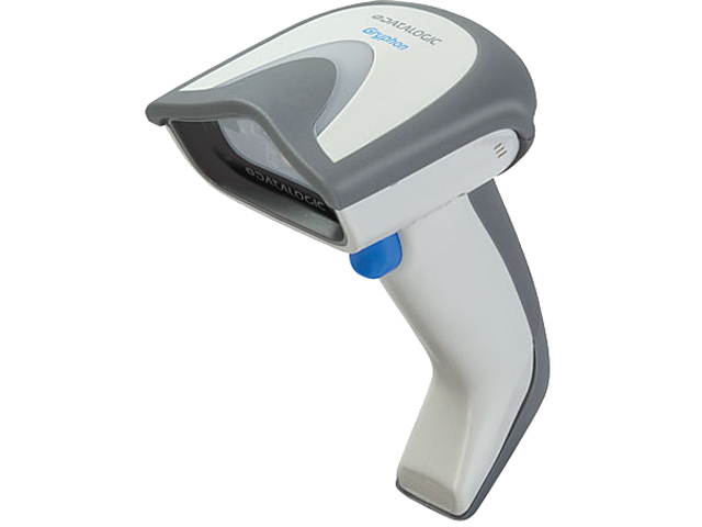 Datalogic Gryphon GM4130 General Purpose Handheld Cordless Linear Imager Barcode Reader w/ Datalogic's STAR Cordless System, 910Mhz, USB Kit, White - GM4130-WH-910K1