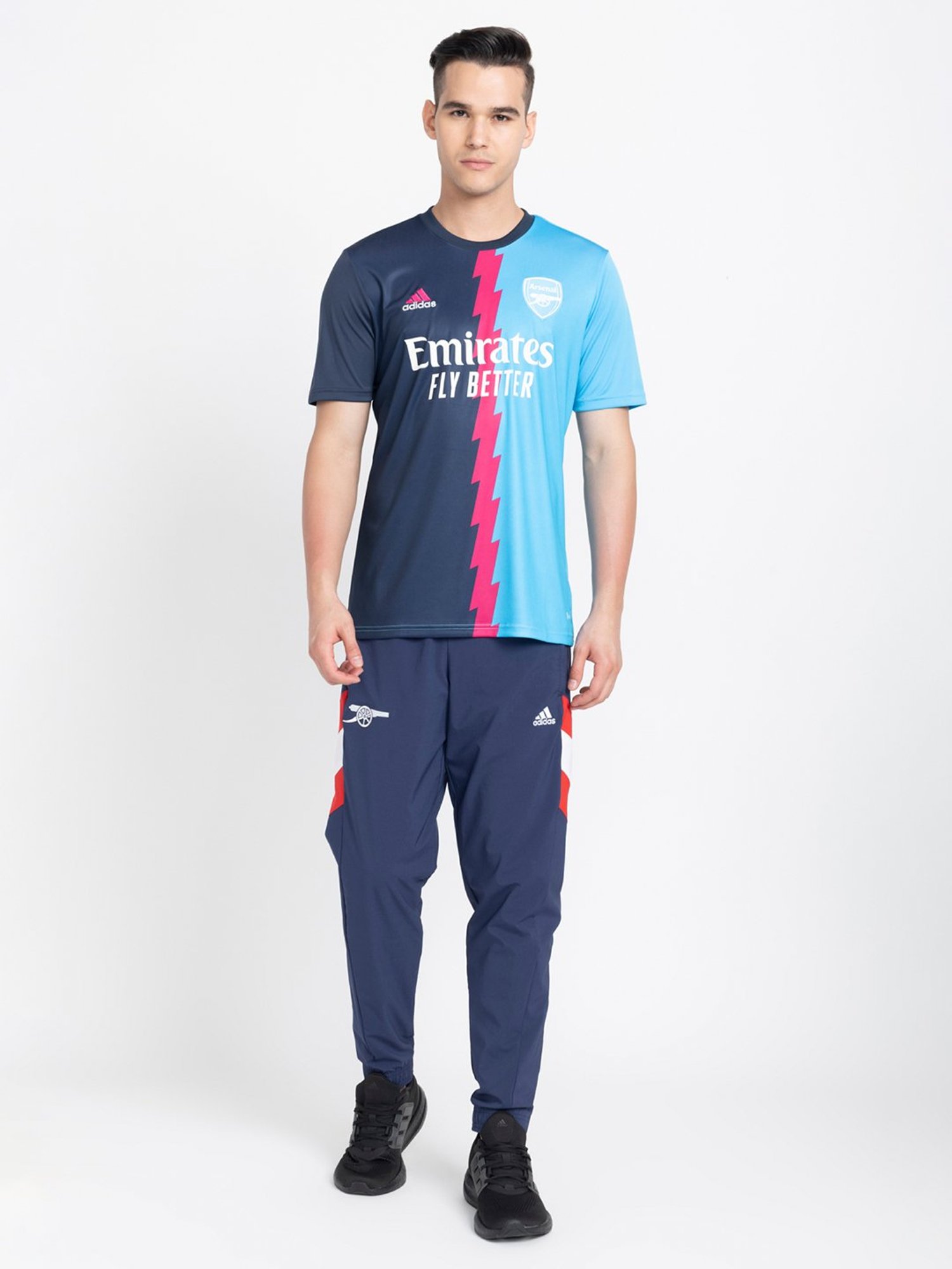 adidas Navy Slim Fit AFC 23 PRESHI Jersey