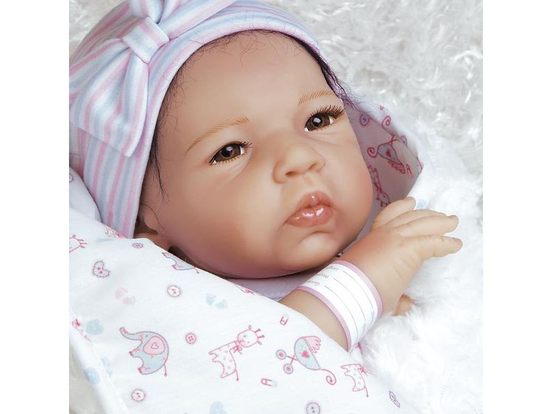 Paradise Galleries Reborn Baby Doll in Lifelike Flextouch Silicone Vinyl Baby Bundles: Spoiled, 19 inch, 7-Piece Ensemble