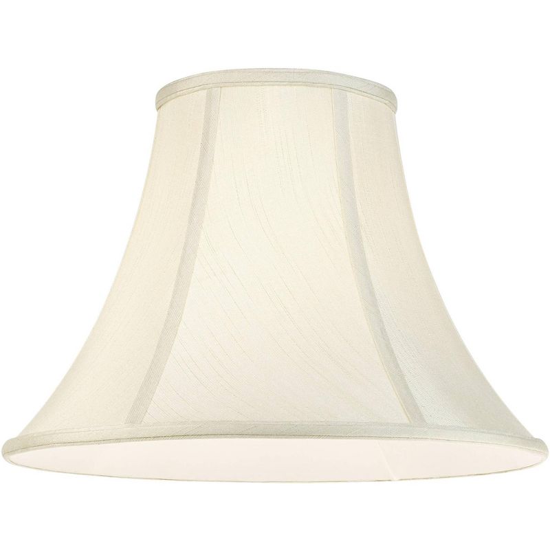 Springcrest Off-White White Drum Lamp Shade Modern Silver Circles 15x16x11 - Spider