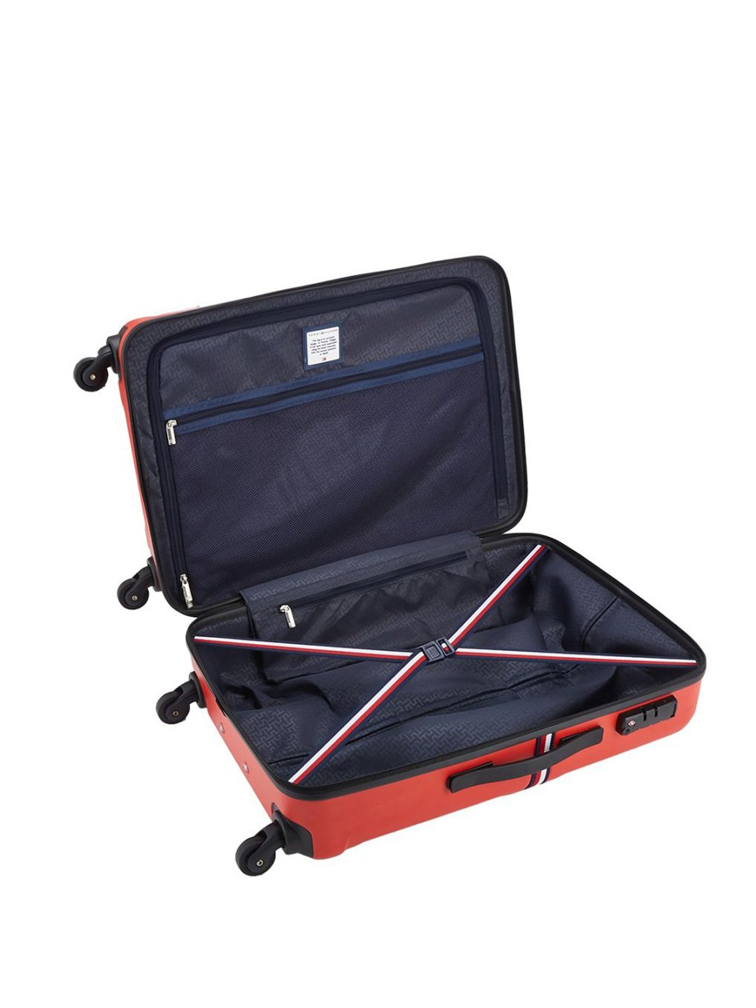 Tommy Hilfiger Red Large Hard Cabin Trolley - 29 cm