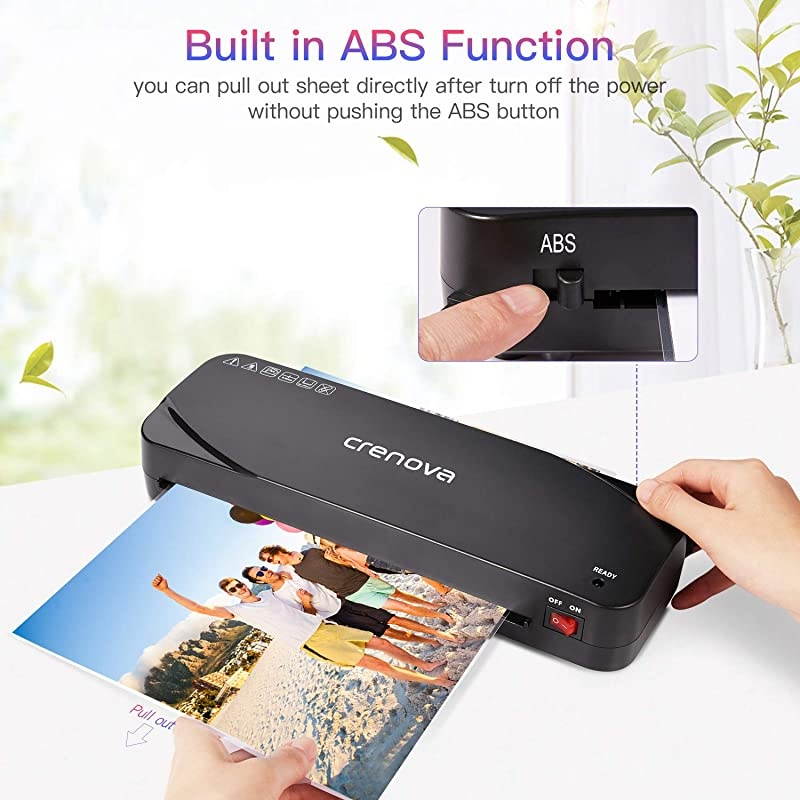 Laminator  A4 Laminator 4 in 1 Thermal Laminator 9 inches 20 Laminating Pouches Paper Trimmer Corner Rounder