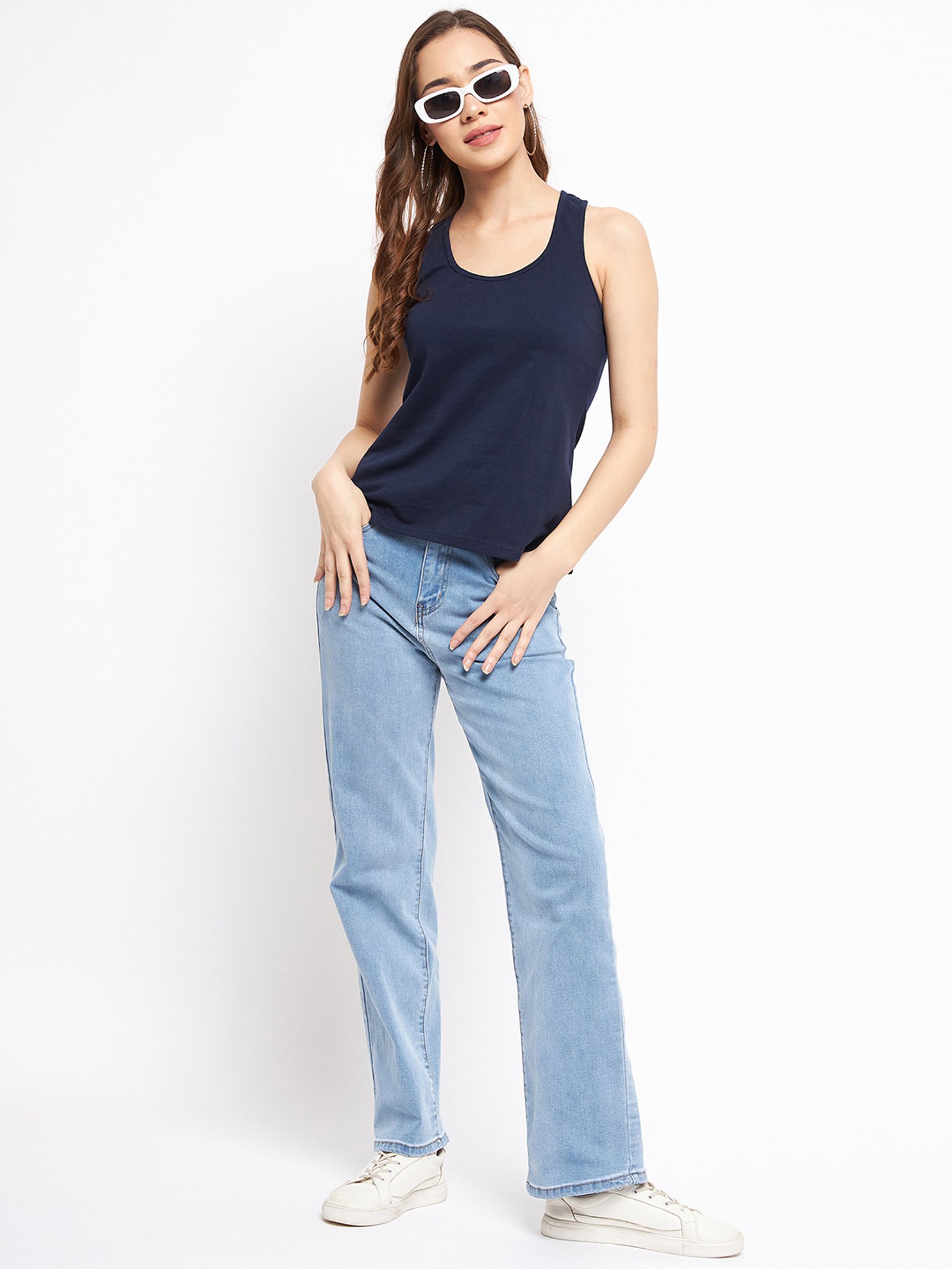 Enamor White Non-Padded Camisole