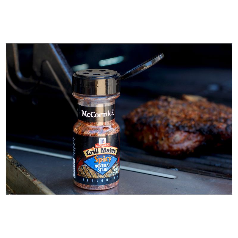 McCormick Grill Mates Gluten Free Spicy Montreal Steak Seasoning - 3.12oz