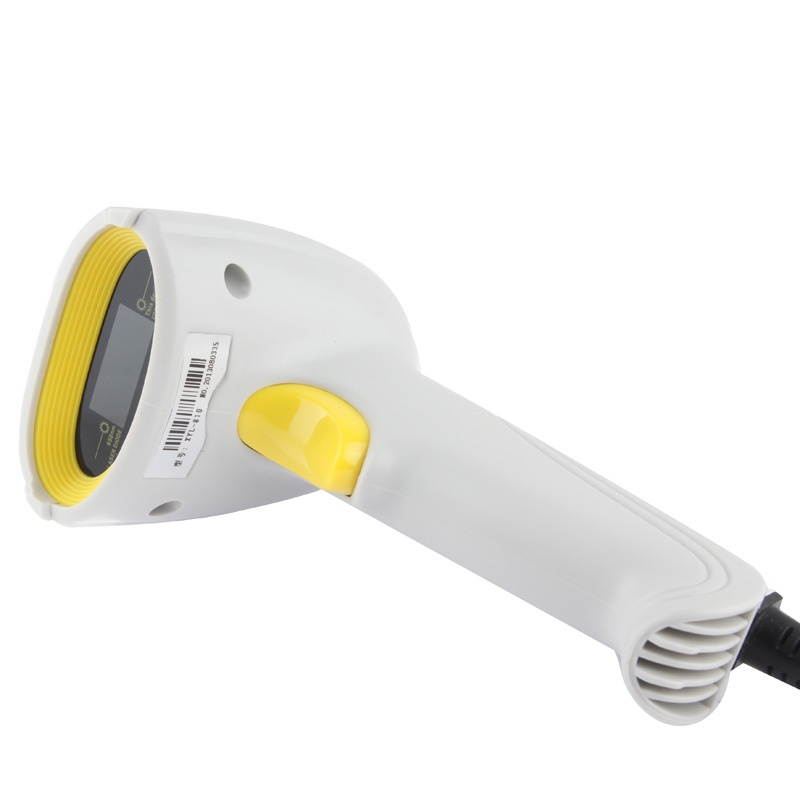 USB Laser Handheld Barcode Scanner, Light Grey